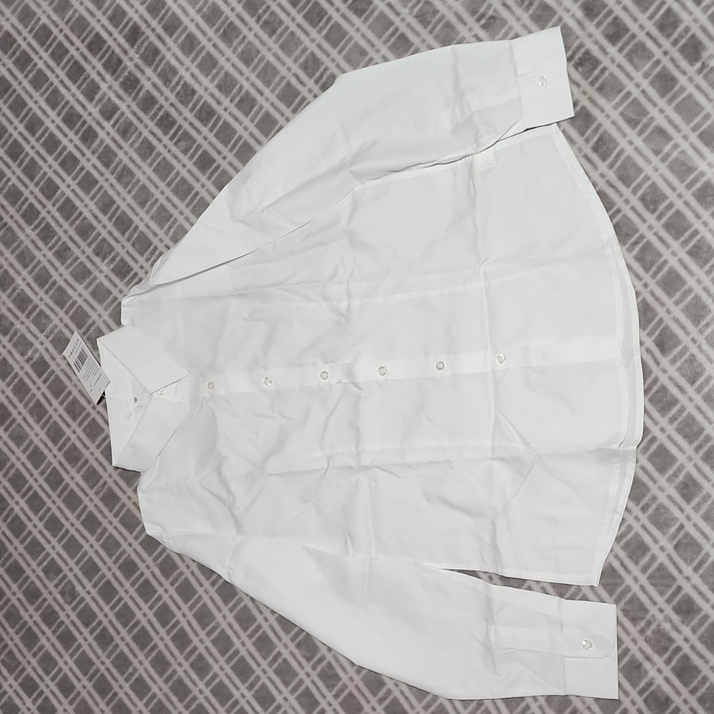 White men's button up shirt